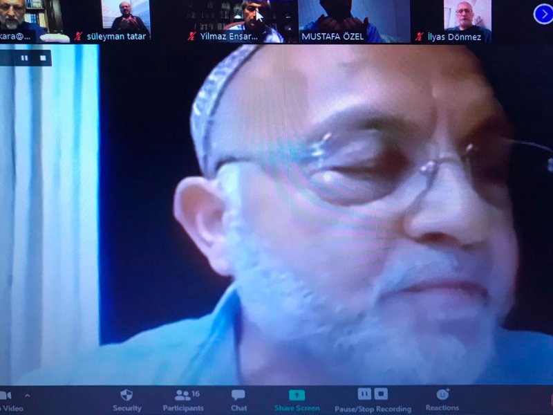 Bahattin YILDIZ Dönem Arkadaşları ile Zoom Uygulam
